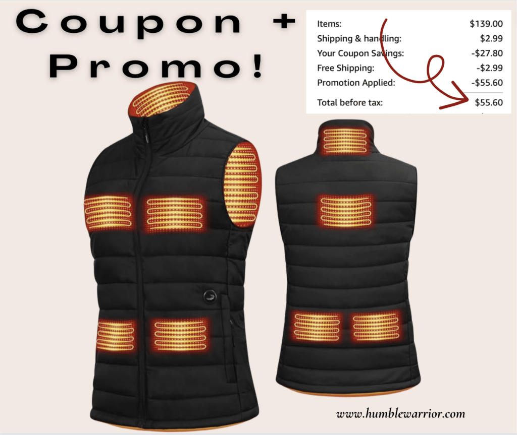 Heated Vest + Battery